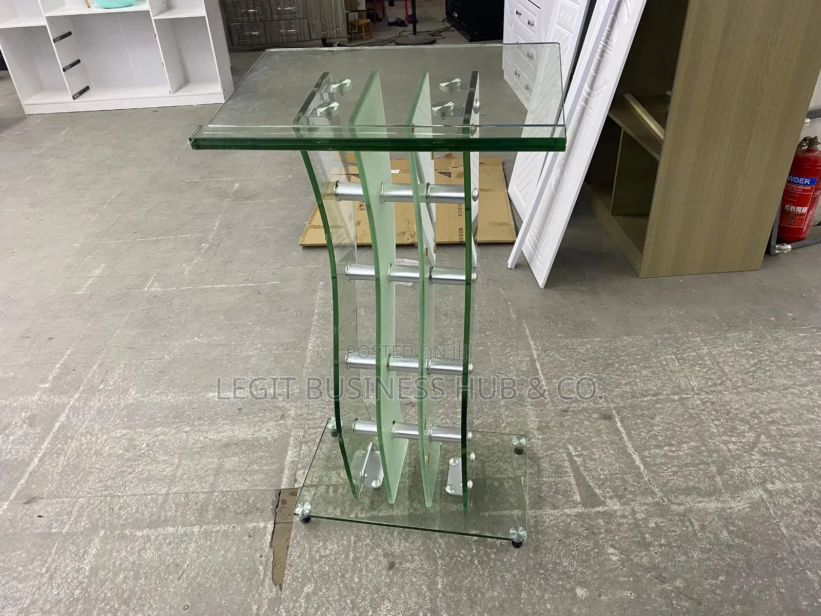 Modern Stylish Glass Pulpit