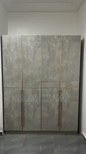 Modern 4-Door Luxury Wardrobe With Drawer –
