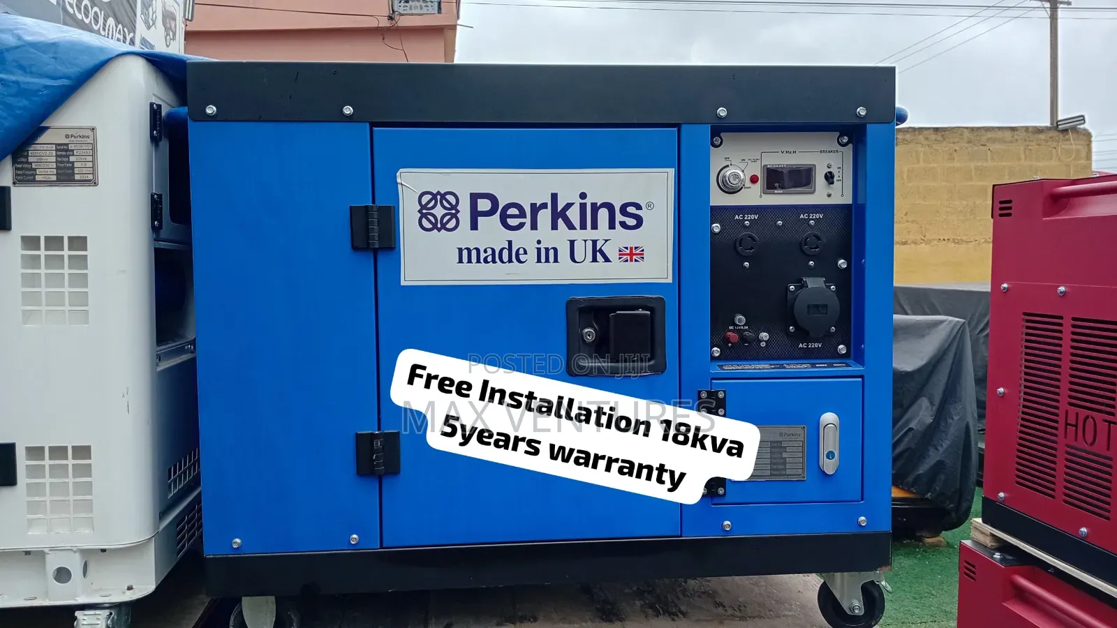 Perkins 18kva Diesel Generator – Ideal for Offices Shops 18kva