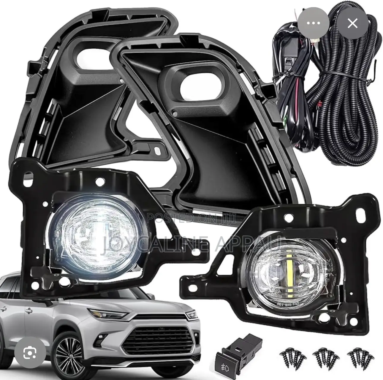 Highlander Grand 2024 to 2026 Fog Light and Cover Led Complete