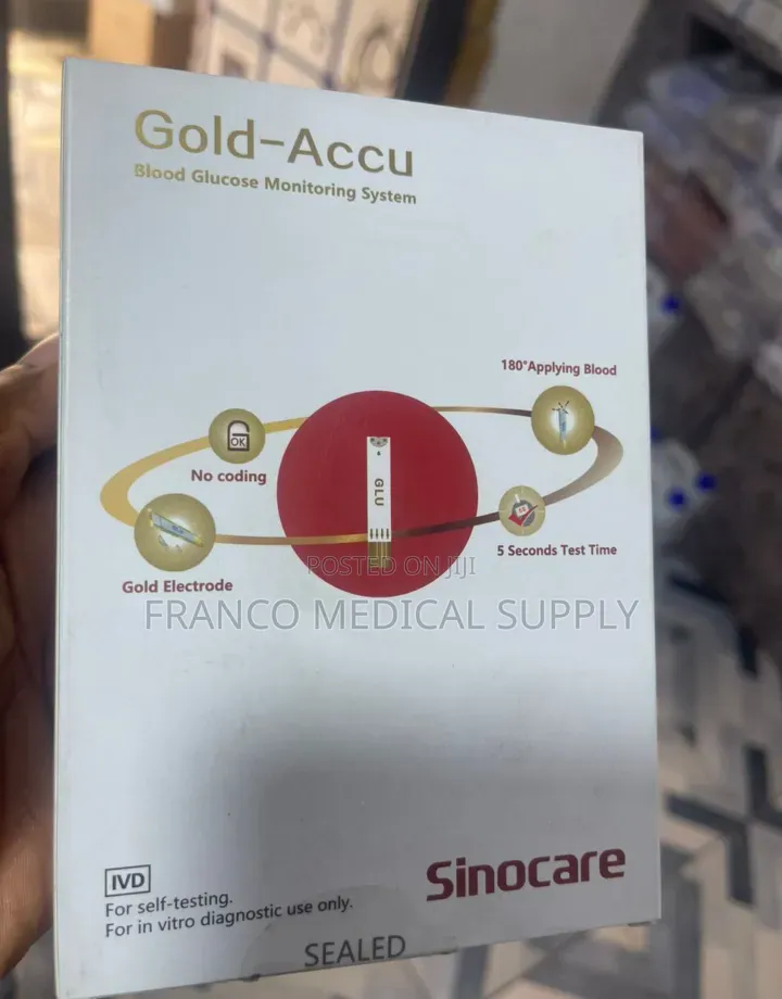 Blood Glucose Monitor(With Strips) Gold Accu