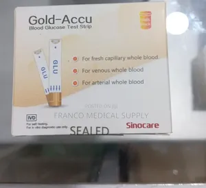 Blood Glucose Monitor(With Strips) Gold Accu