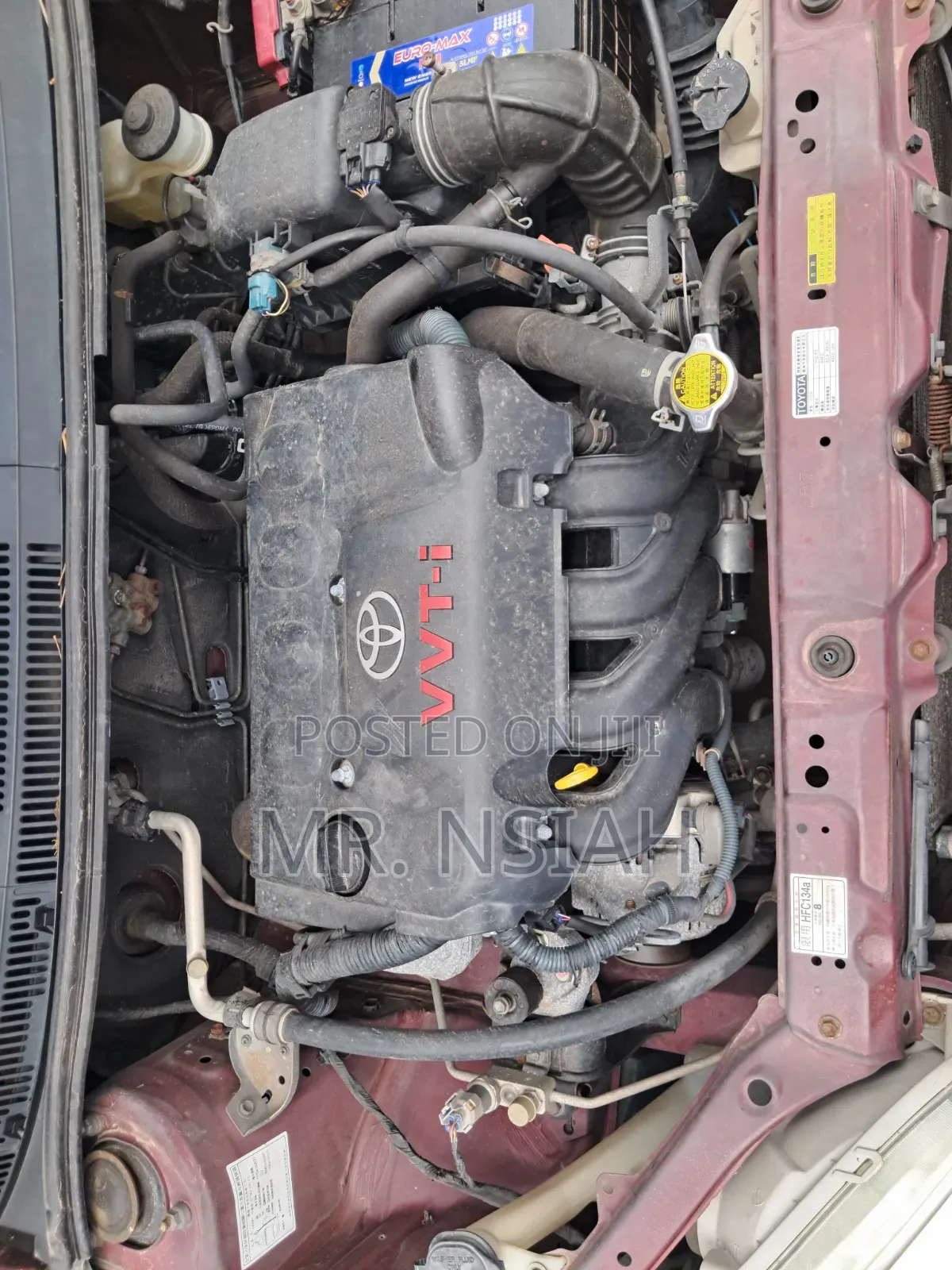 Toyota Vios 2010 Red