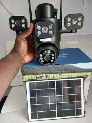 3 Lens Wifi Solar CCTV Camera