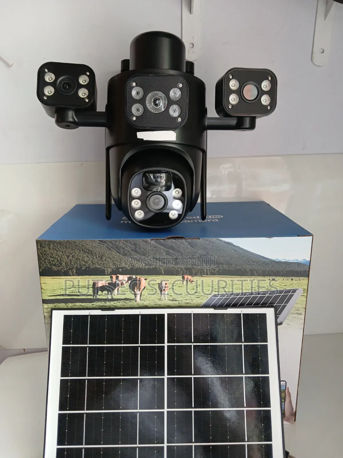 3 Lens Wifi Solar CCTV Camera