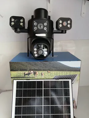 3 Lens Wifi Solar CCTV Camera
