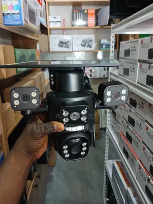 3 Lens Wifi Solar CCTV Camera