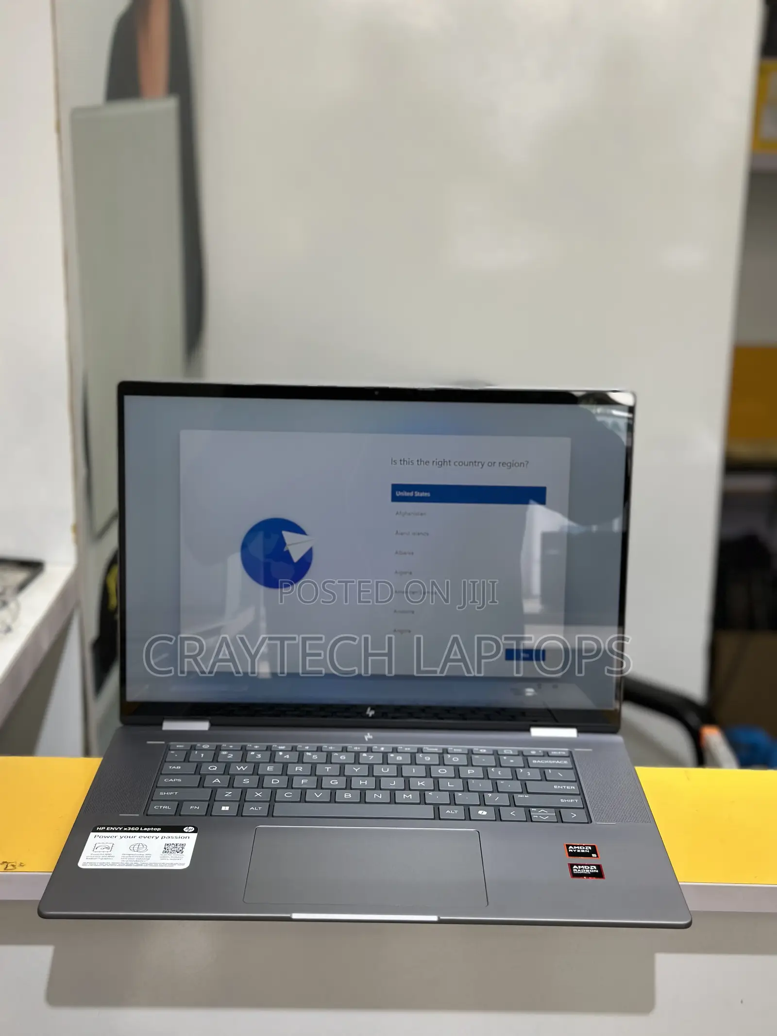 New Laptop HP Envy 15 8GB AMD Ryzen 5 SSD 512GB