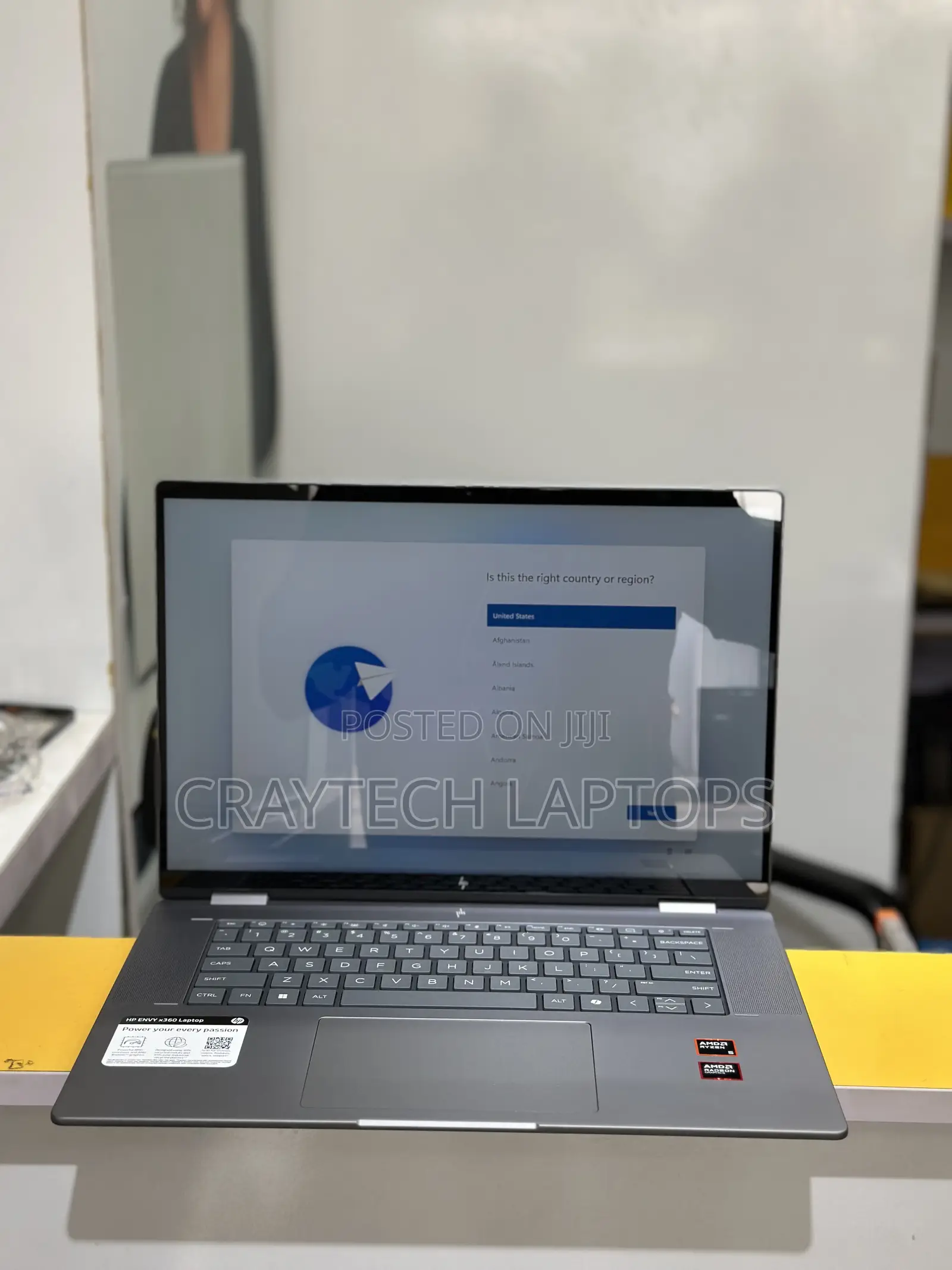 New Laptop HP Envy 15 8GB AMD Ryzen 5 SSD 512GB