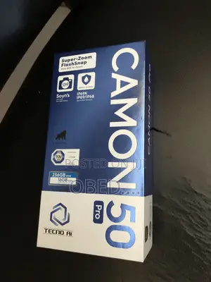 New Tecno Camon 50 Pro 256 GB Black