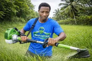 Green Grass Cutter / Lawn Care Worker