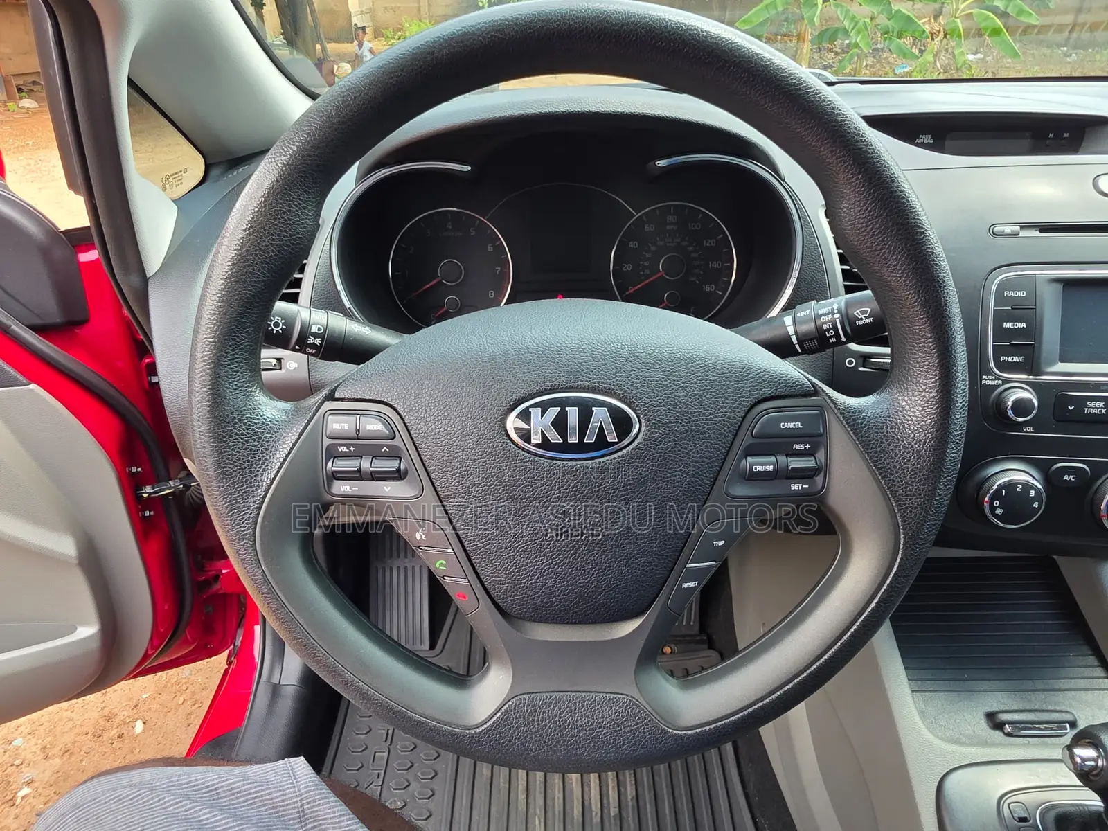Kia Forte LX Sedan 2015 Red