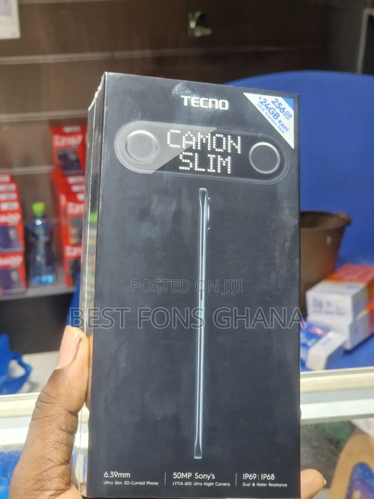 New Tecno Camon Slim 256 GB Black