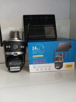 Solar CCTV Camera 8mp Dual Lens