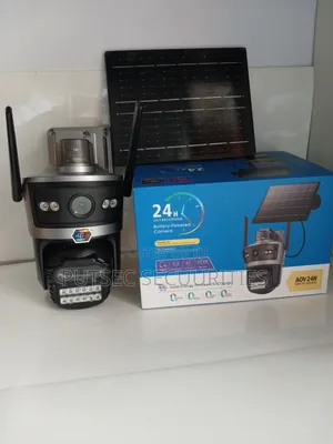 Solar CCTV Camera 8mp Dual Lens