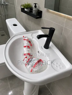 Quality Press Top Wc With Basin and Stand Complete