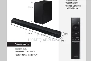 Samsung 2.1ch 210w Soundbar With Wireless Subwoofer Hw-C43m/Za