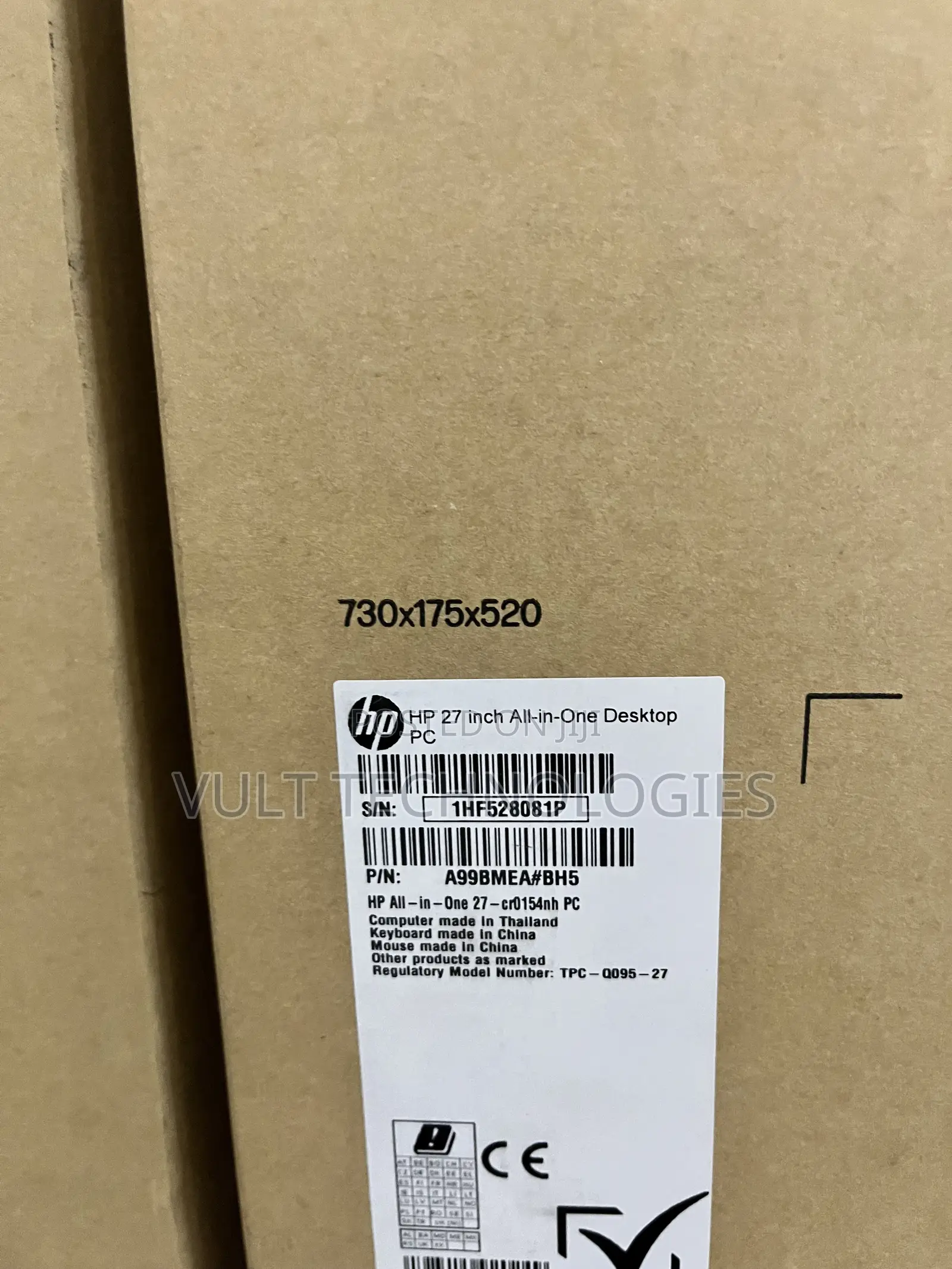 New Desktop Computer HP AiO 27 16GB Intel Core i7 SSD 1T