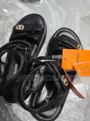 Girls' Black Fashion Sandals