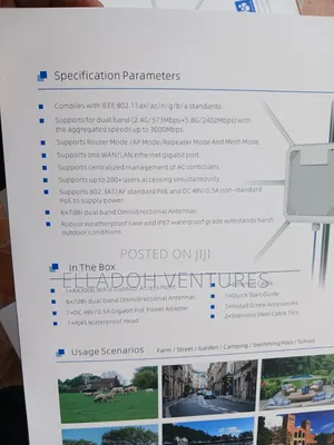 Ax 3000 Wifi 6 Outdoor Access Point