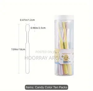 10pcs Family Pack Toothbrush, Soft Bristles Toothbrush