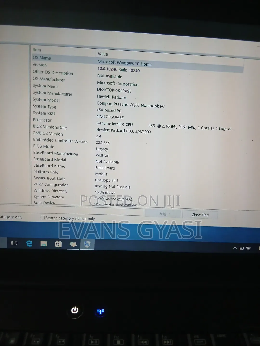 Laptop Compaq Presario CQ60 4GB HDD 500GB