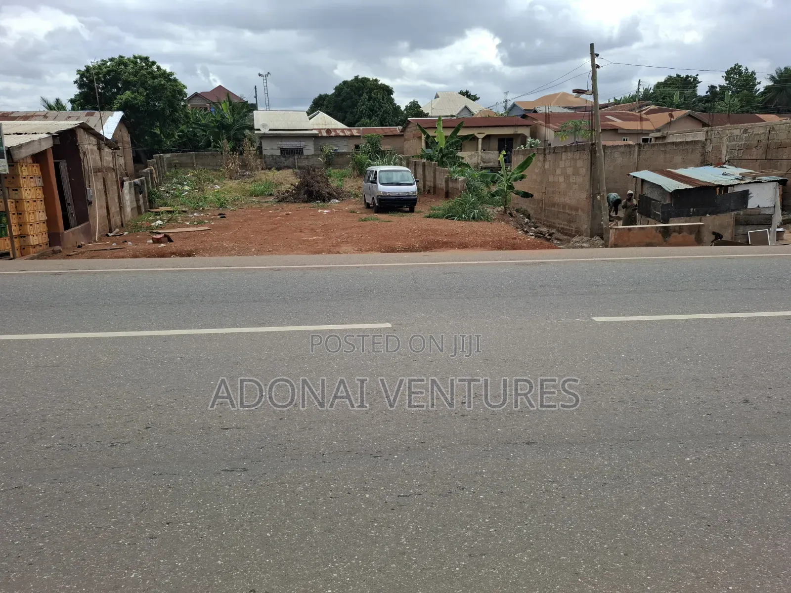 Main Road One Plot of Land for Sale in Sokoban to Tred