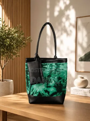 Spacious Handmade Tie Dye Women's Shoulder Tote Bag