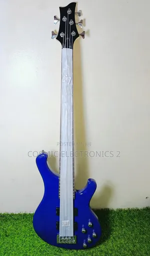 4-String Electric Bass Guitar – Gloss Blue