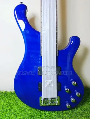 4-String Electric Bass Guitar – Gloss Blue