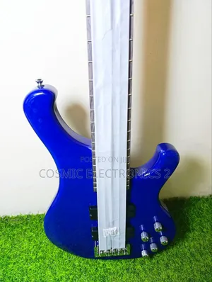 4-String Electric Bass Guitar – Gloss Blue