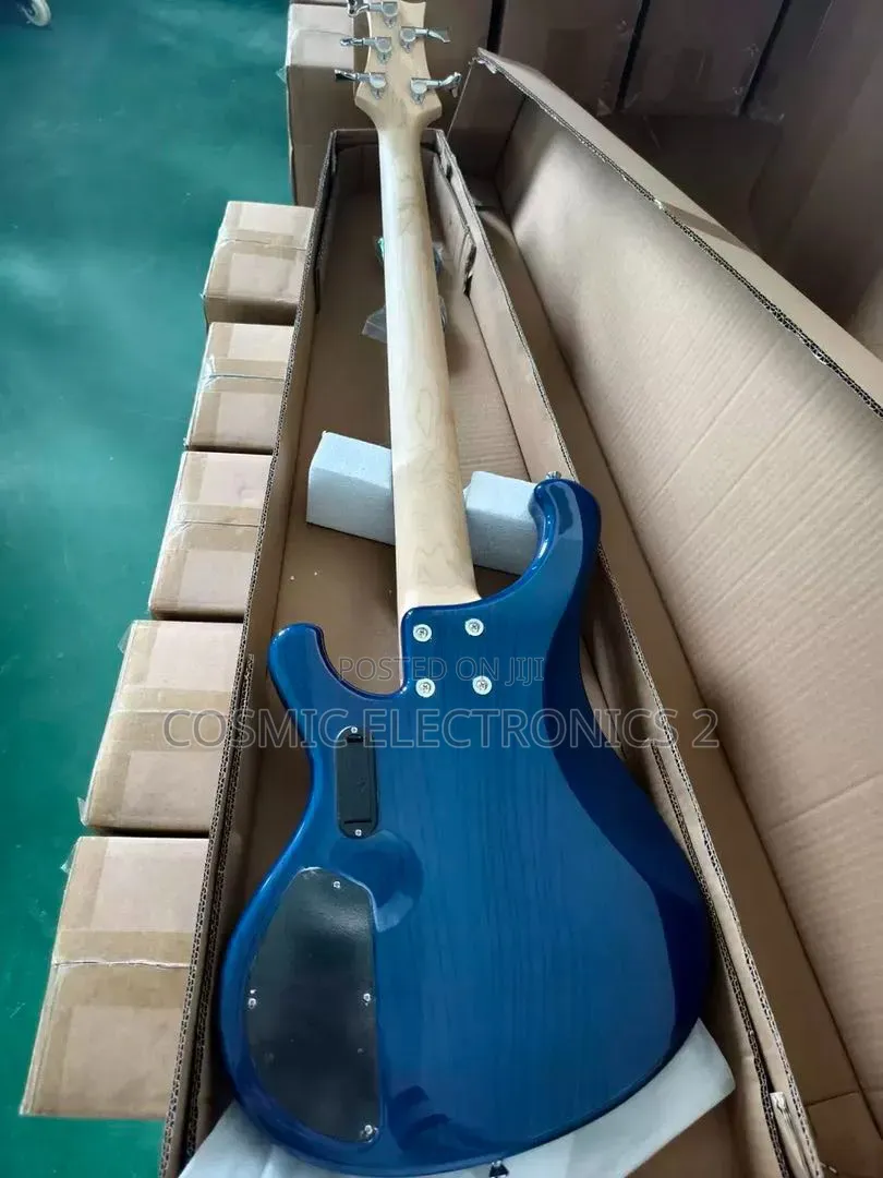 4-String Electric Bass Guitar – Gloss Blue