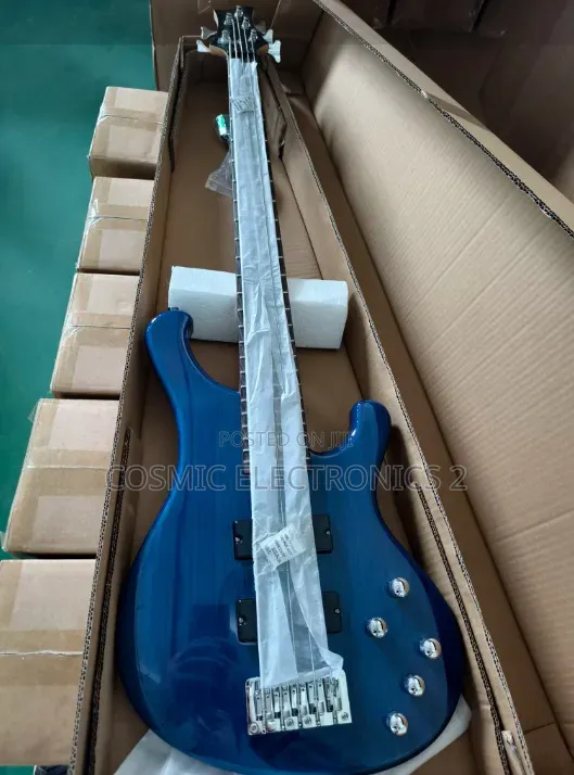 4-String Electric Bass Guitar – Gloss Blue