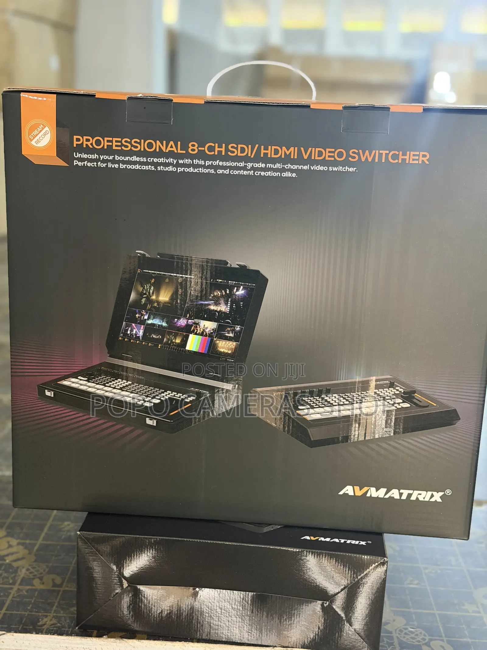 Avmatrix Shark S8x Plus 8-Channel Sdi/Hdmi Portable Video Switcher