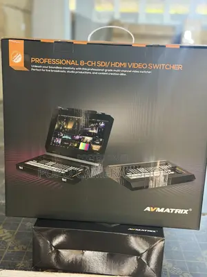 Avmatrix Shark S8x Plus 8-Channel Sdi/Hdmi Portable Video Switcher