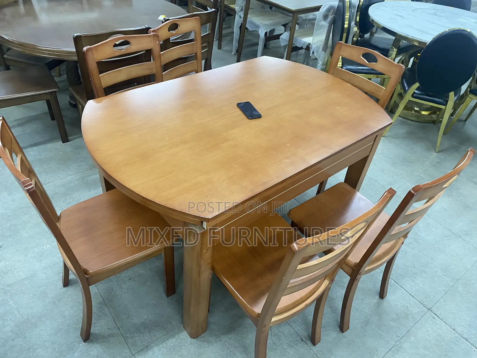 Wooden Dining Sets With 4 Leather Chairs