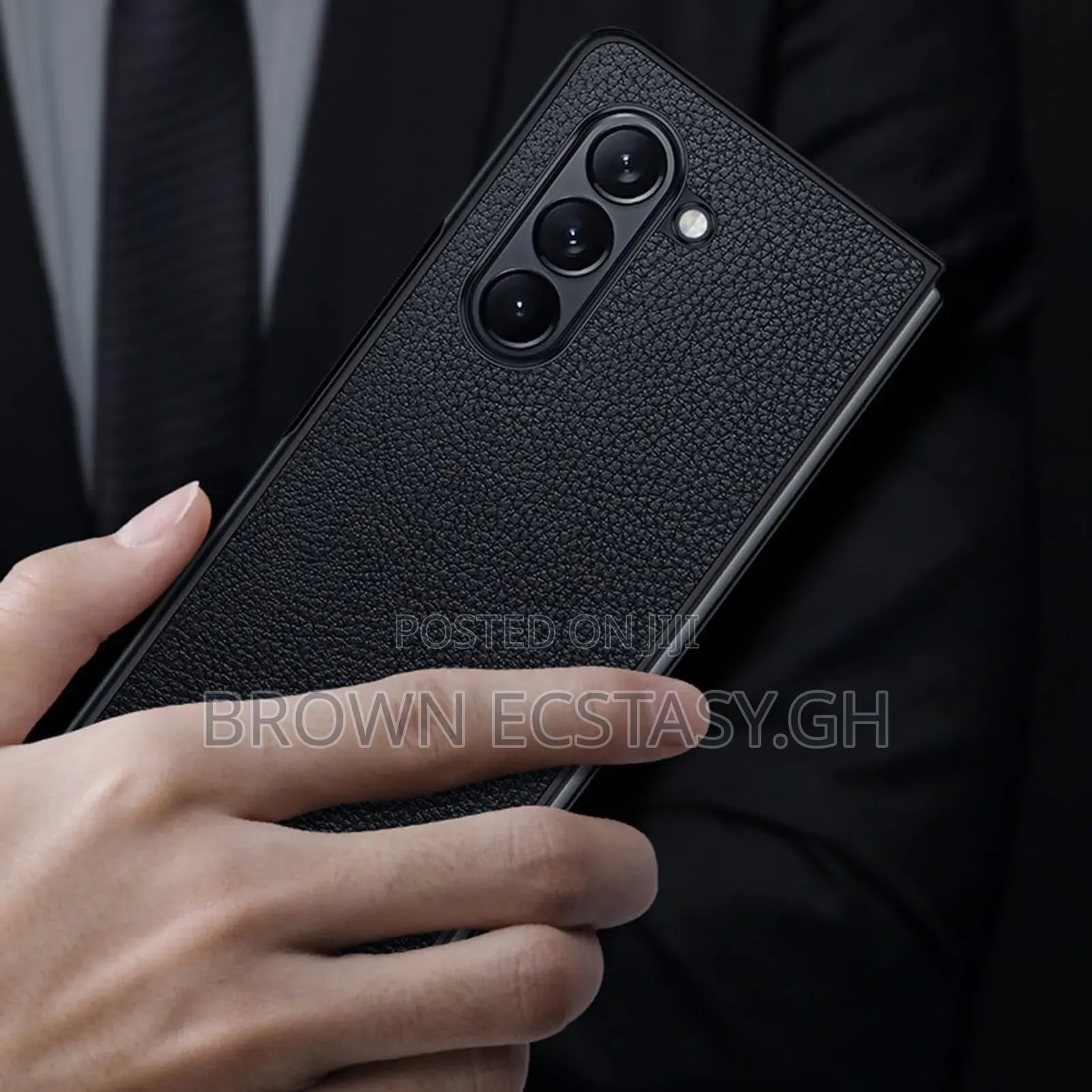 Galaxy Zfold 4/5/6 Retro Leather Case
