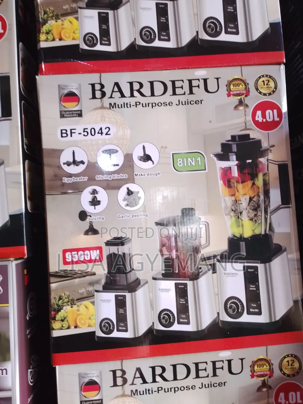 Bardefu 8-in-1 Multipurpose Blender