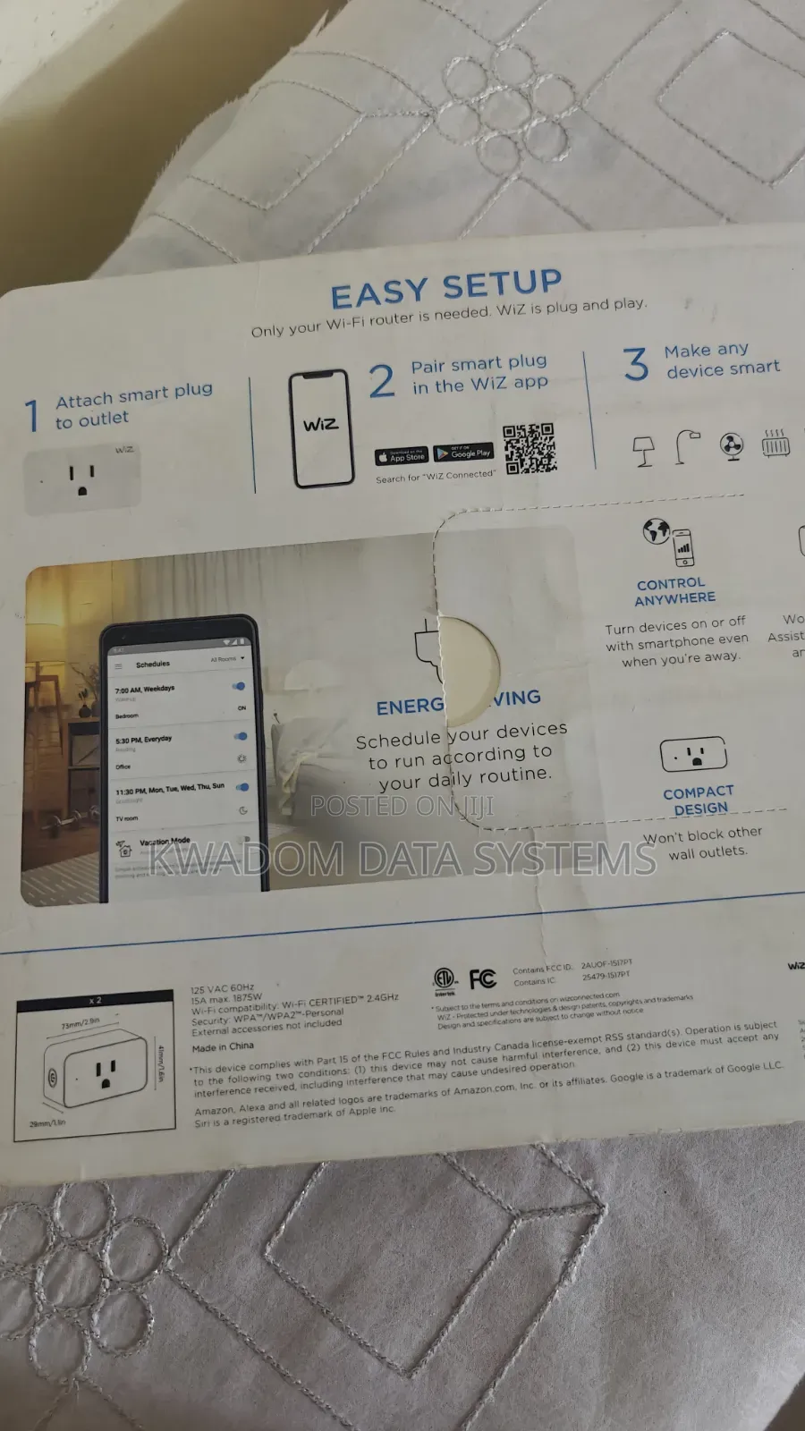 Wiz Smart Wifi Plug 2pcs