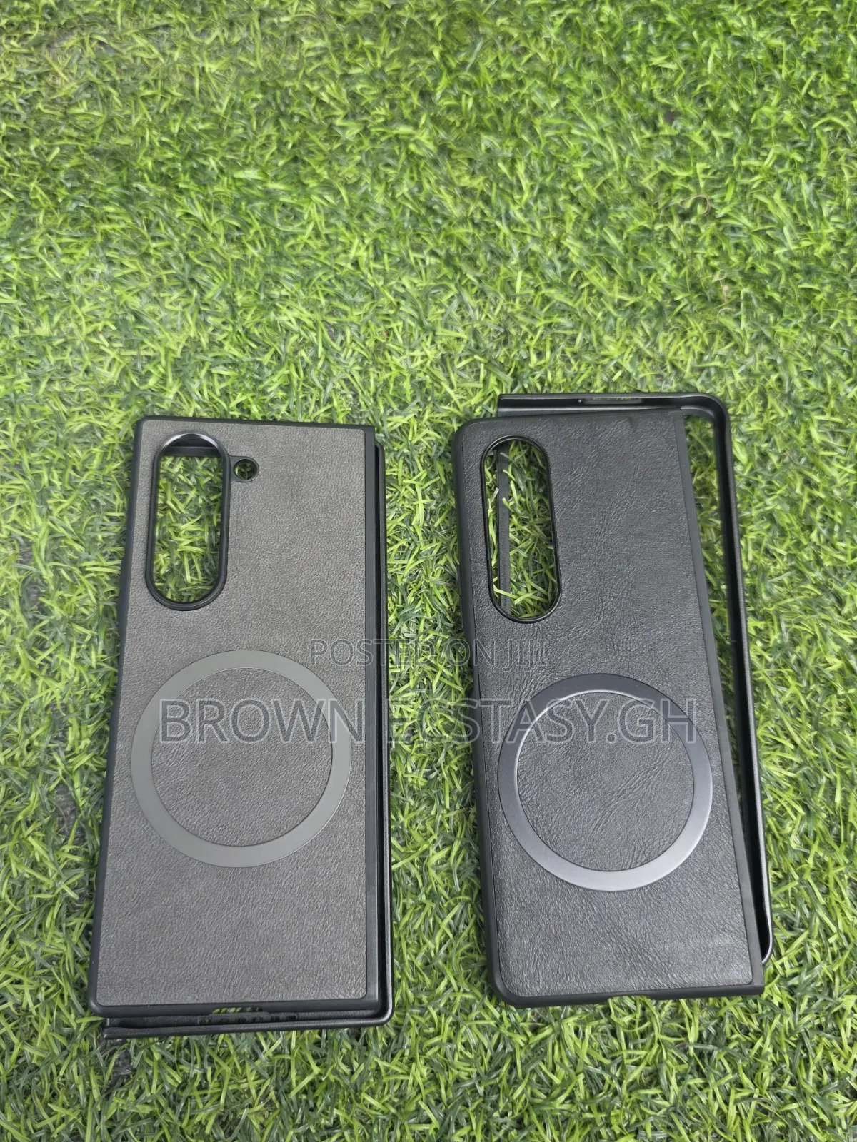 Samsung Galaxy Z Fold 4/5/6/7 Leather Case With Magsafe Ring