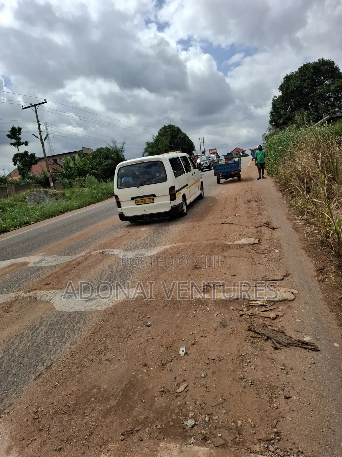 Main Road One Plot of Land for Sale in Sokoban to Afrancho
