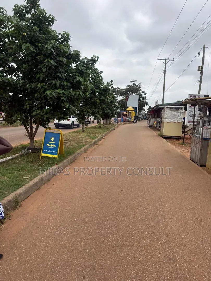 Main Road 2 Plots of Land for Sale at Pantang Junction