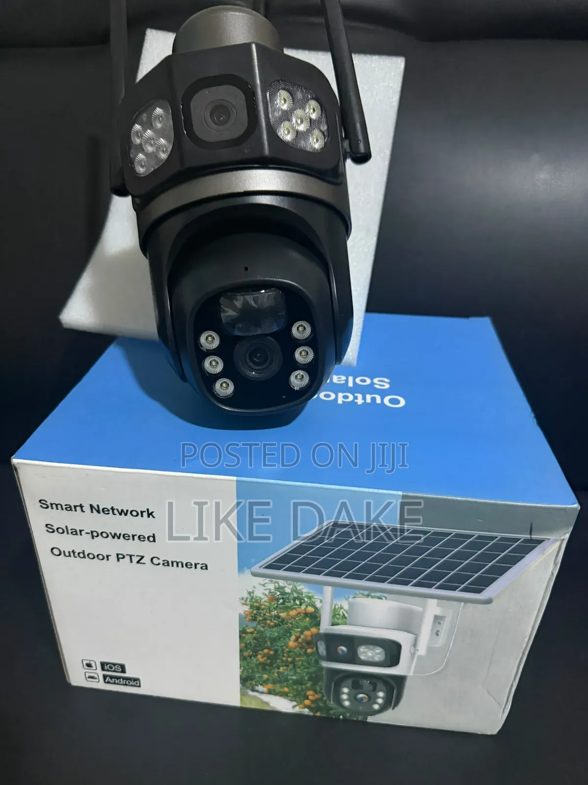  Solar 4g Double Lens 12mp CCTV Security Camera