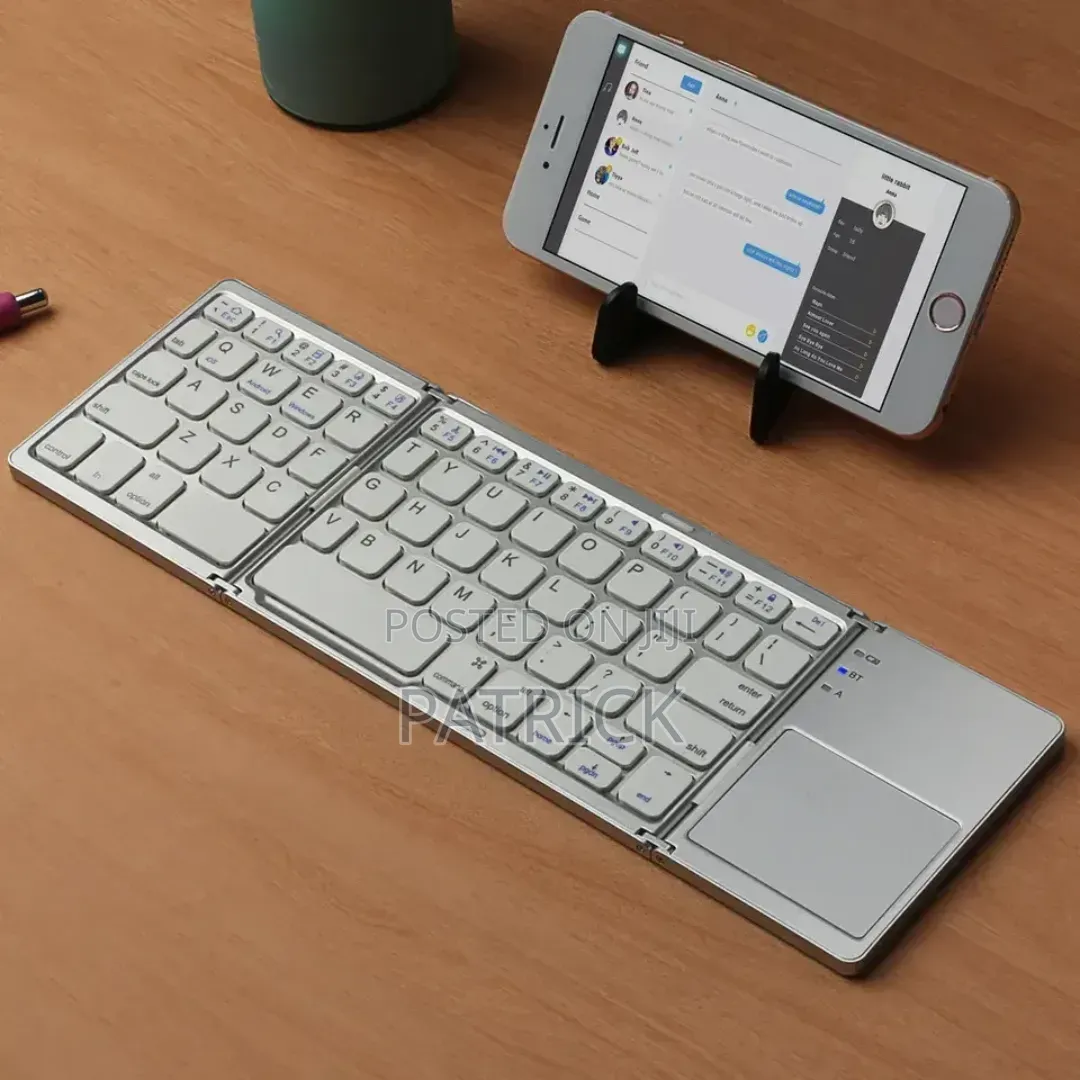 Foldable Bluetooth Keyboard With Touchpard
