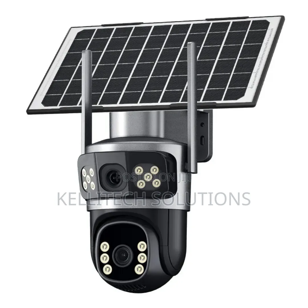 Solar Double Lens 4g Eseecloud CCTV Security Camera