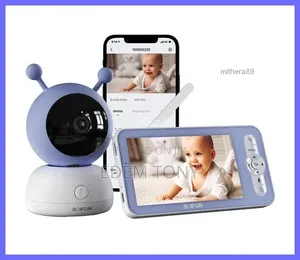 Boifun 2s Smart 1080p Hd Video Baby Monitor 5" Screen Wifi