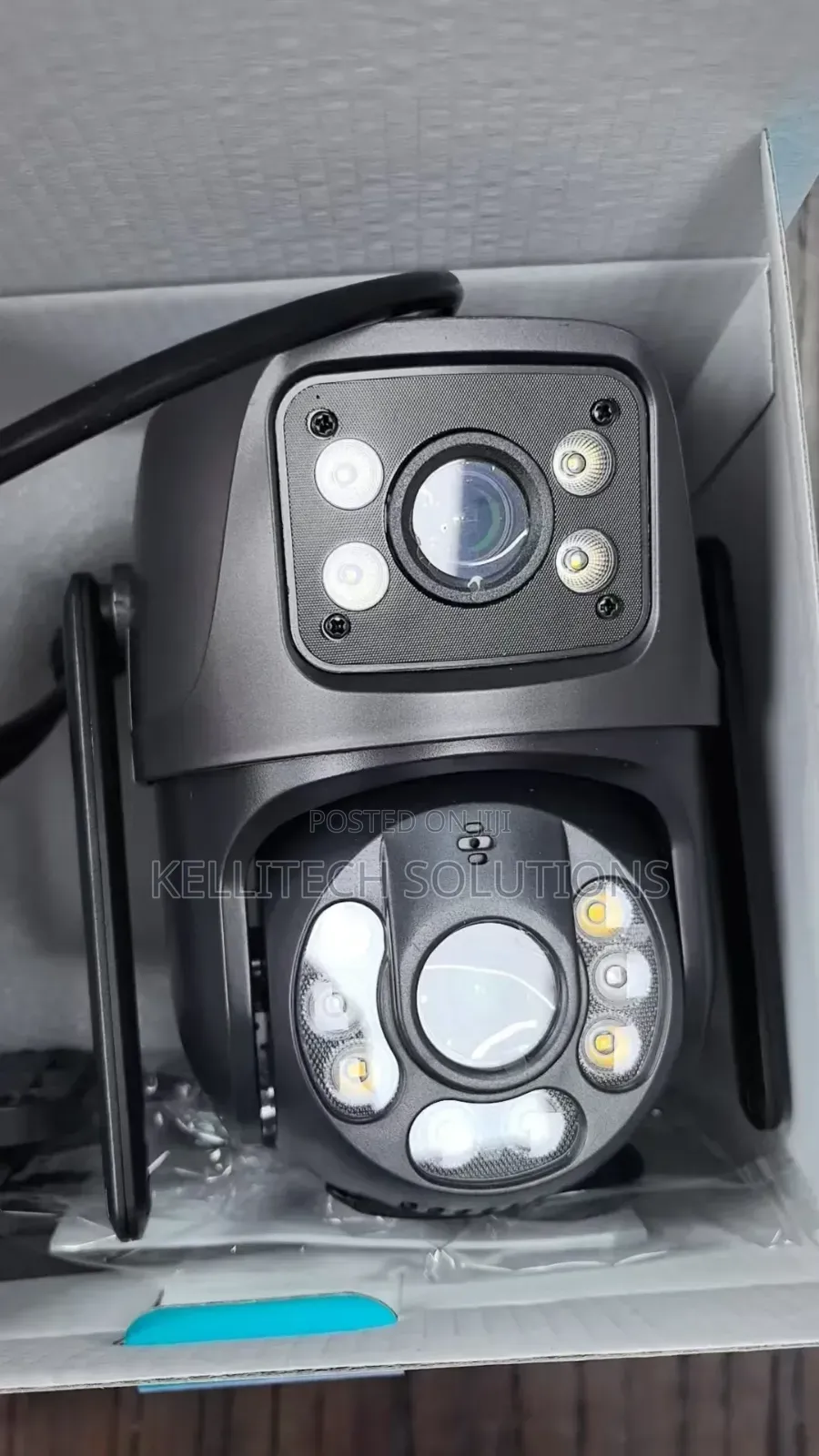 6mp Double Lens Security Camera. Smart Wifi CCTV