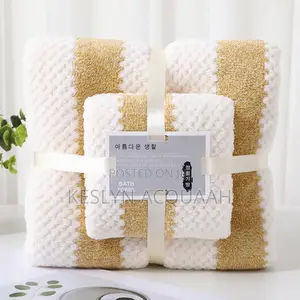 Soft and Absorbent Hand Towels, Thick Bath Towel(1 Piece Each)