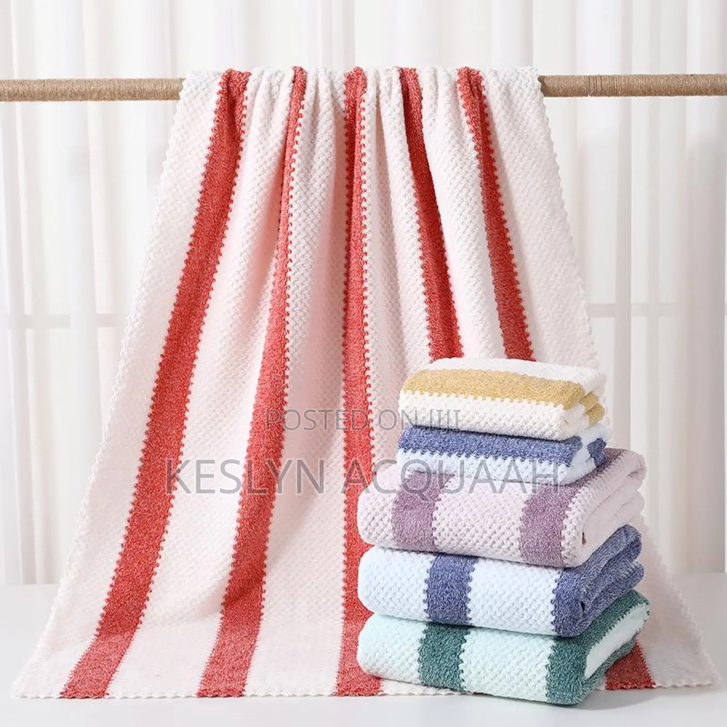 Soft and Absorbent Hand Towels, Thick Bath Towel(1 Piece Each)