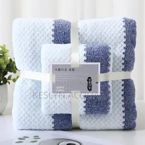 Soft and Absorbent Hand Towels, Thick Bath Towel(1 Piece Each)